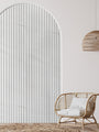 Acupanel® Marble White Acoustic Slat Wall Panels