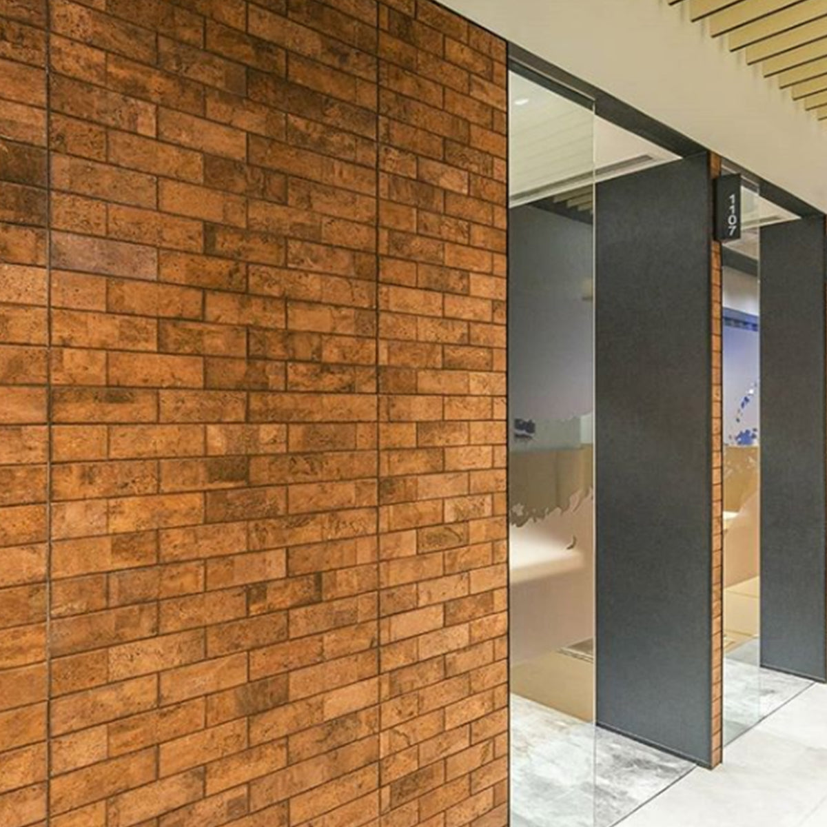 Muratto® Brick Bev 3D Pattern Luxury Cork Wall Tiles