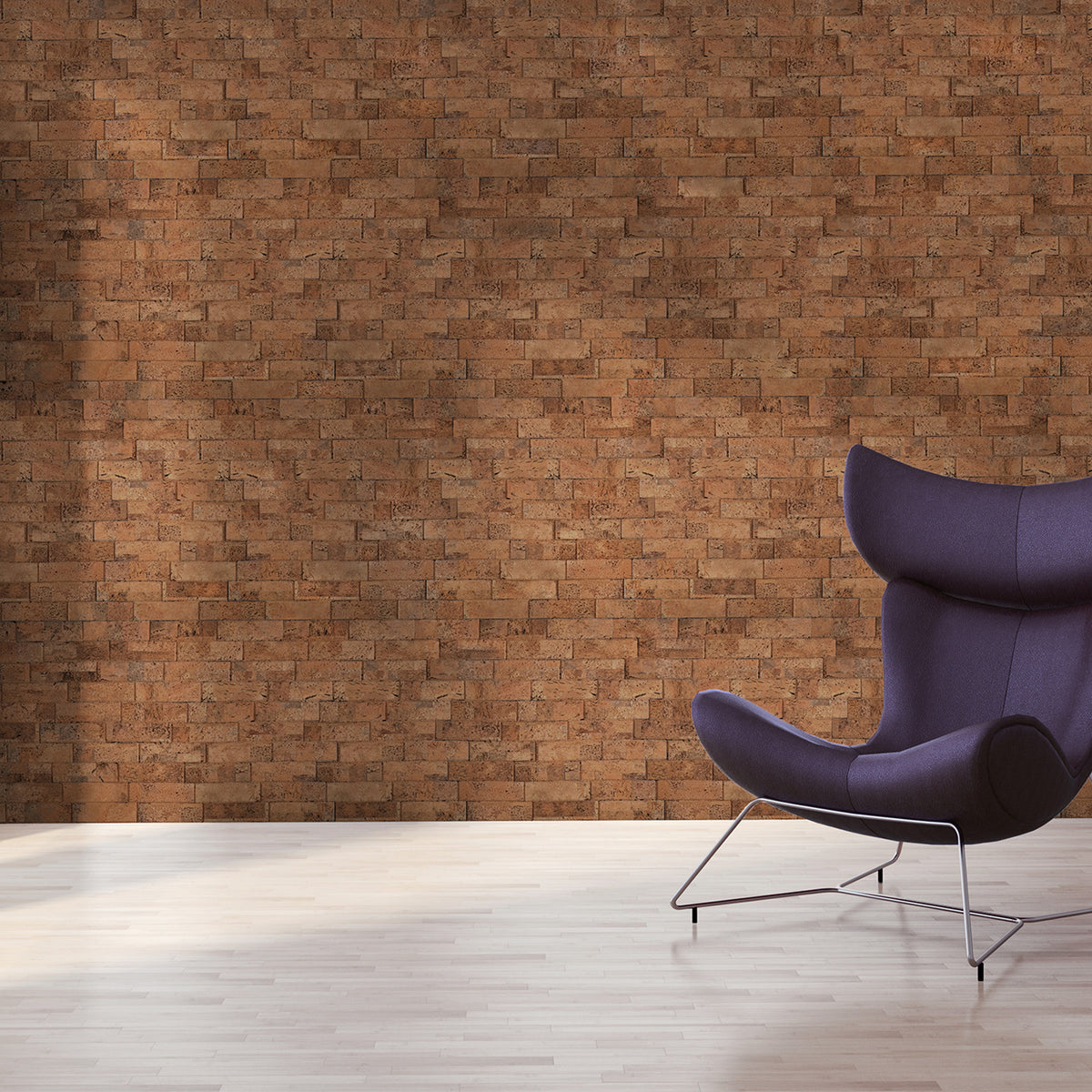 Muratto® Brick Bev 3D Pattern Luxury Cork Wall Tiles