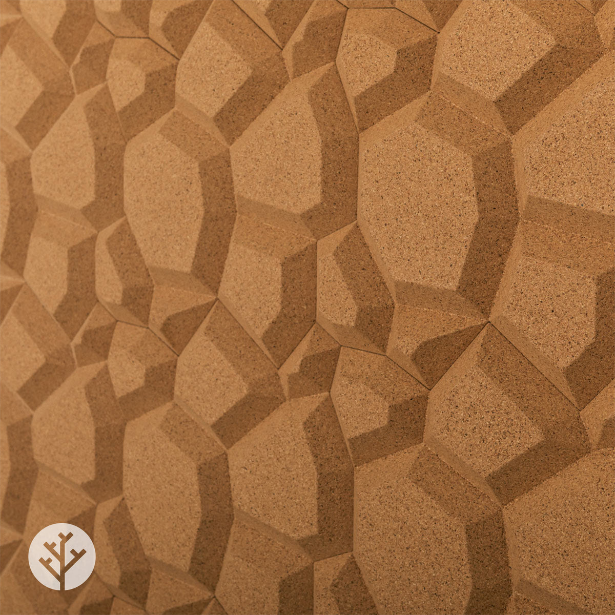 Muratto® Organic Beehive Honeycomb Pattern Luxury Cork Wall Tiles