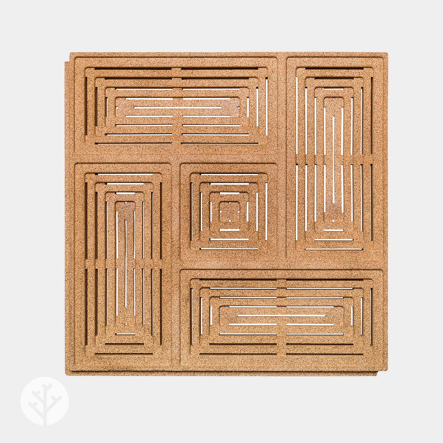 Muratto® Organic Buzzer Noise Reducing Luxury Cork Acoustic Wall Tiles