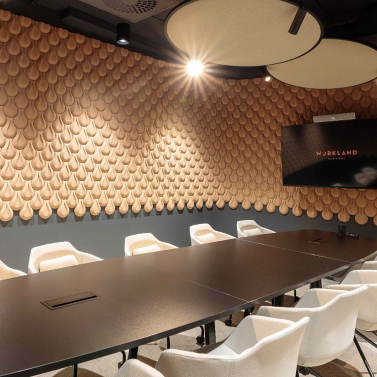 Muratto® Organic Drop Luxury Cork Wall Tiles