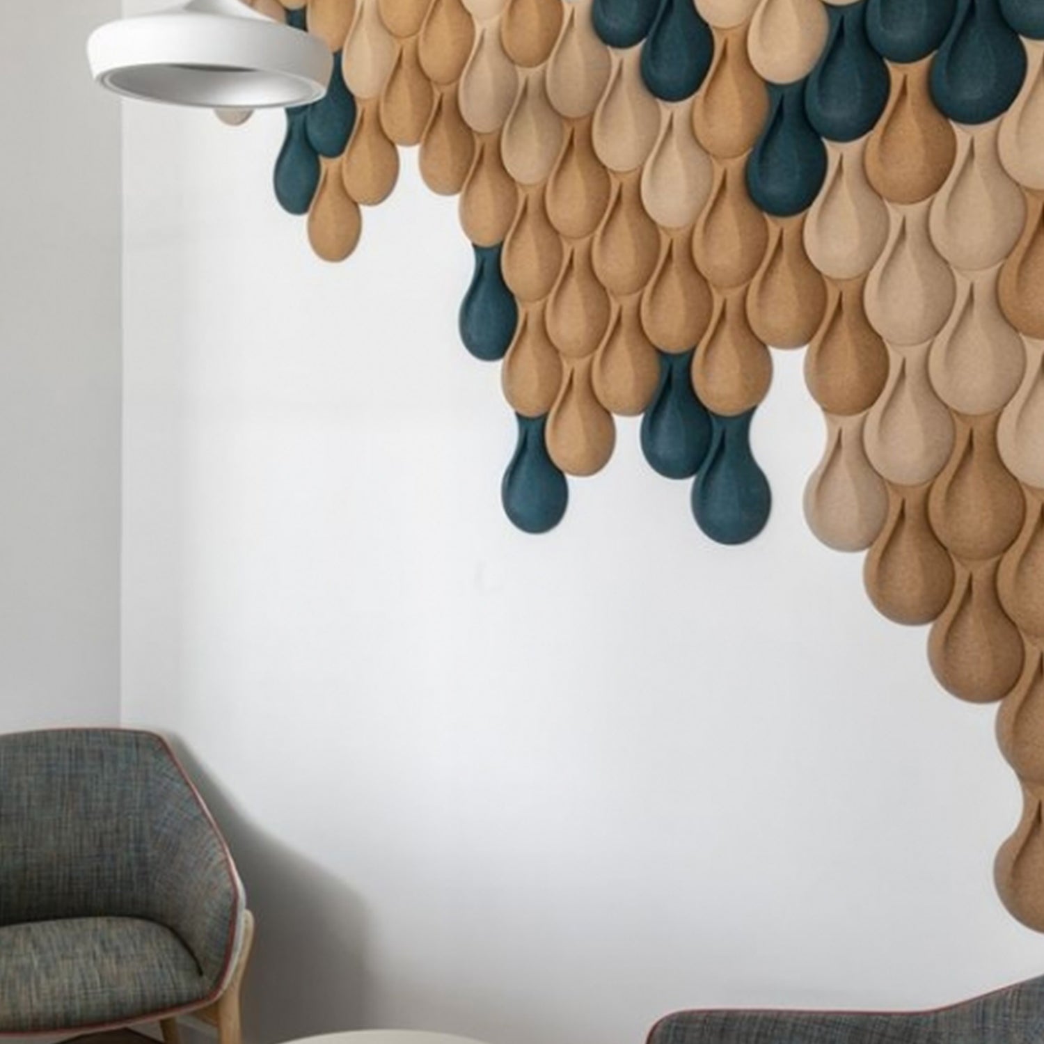 Muratto® Organic Drop Luxury Cork Wall Tiles