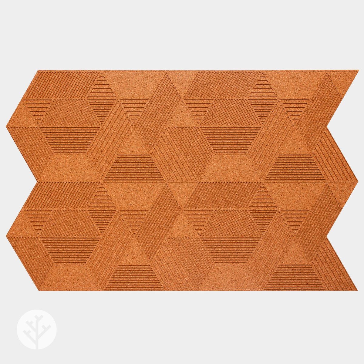 Muratto® Organic Strips Geometric Luxury Cork Wall Tiles