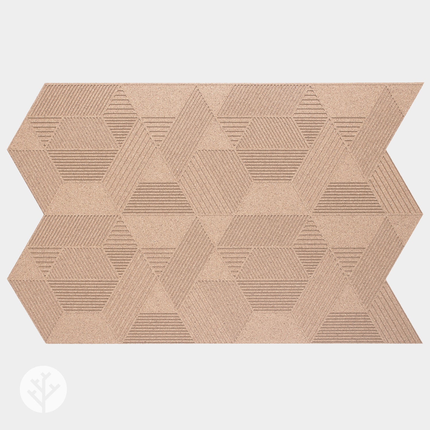 Muratto® Organic Strips Geometric Luxury Cork Wall Tiles