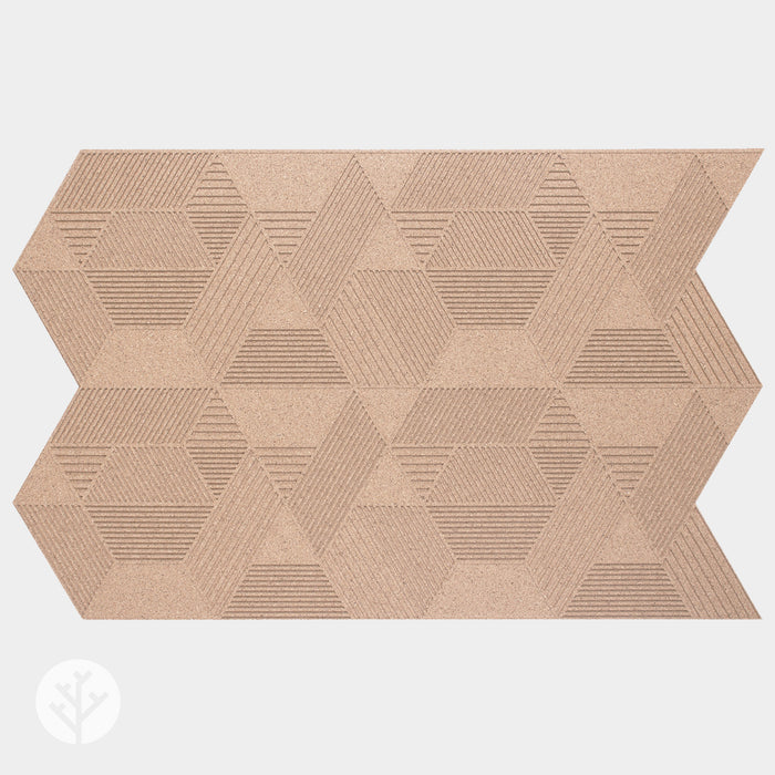 Muratto® Organic Strips Geometric Luxury Cork Wall Panels