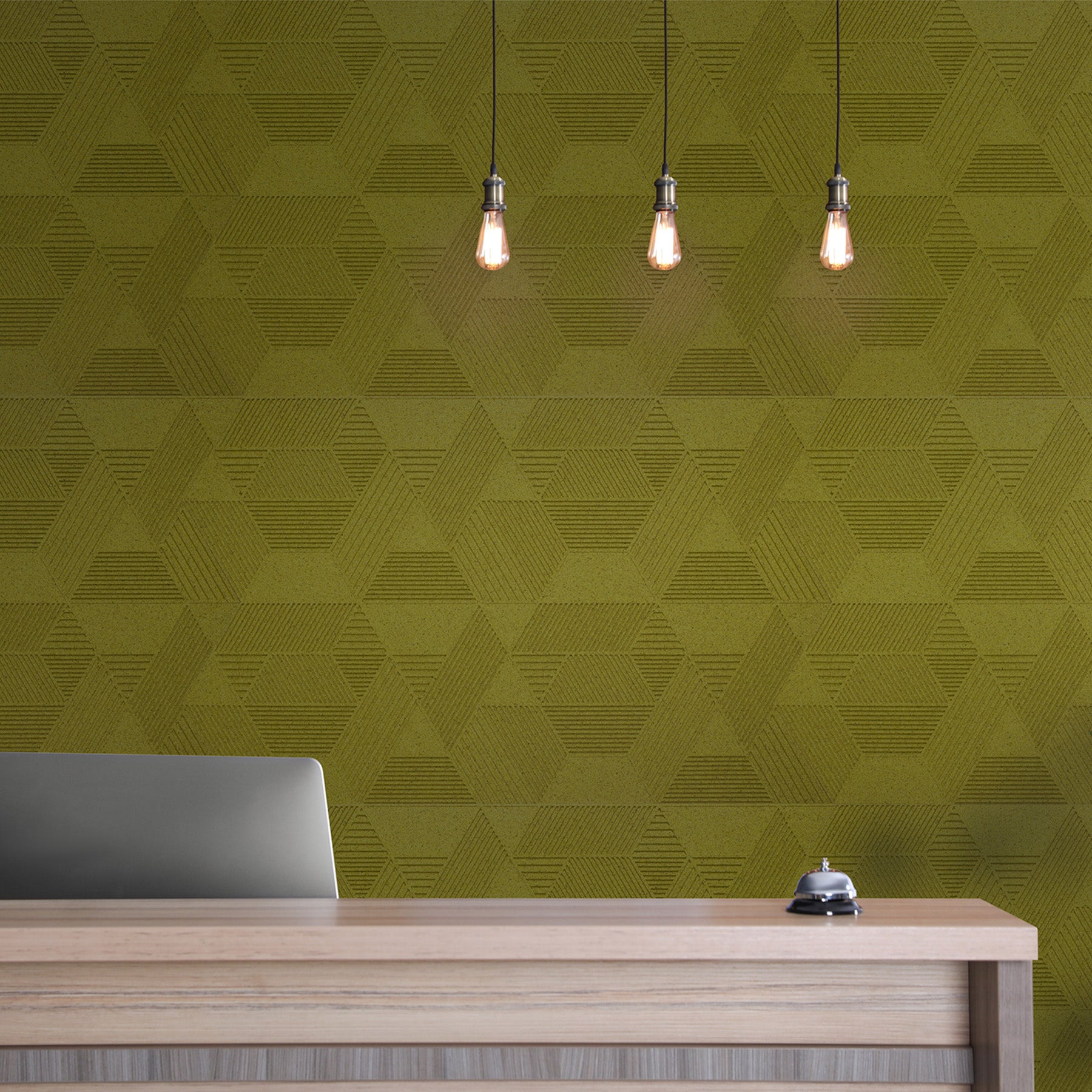 Muratto® Organic Strips Geometric Luxury Cork Wall Tiles