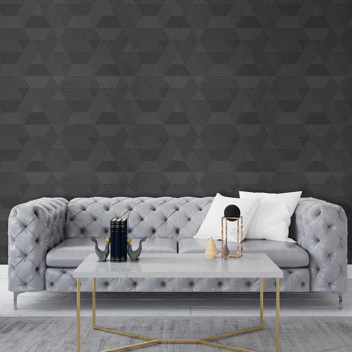 Muratto® Organic Strips Geometric Luxury Cork Wall Tiles