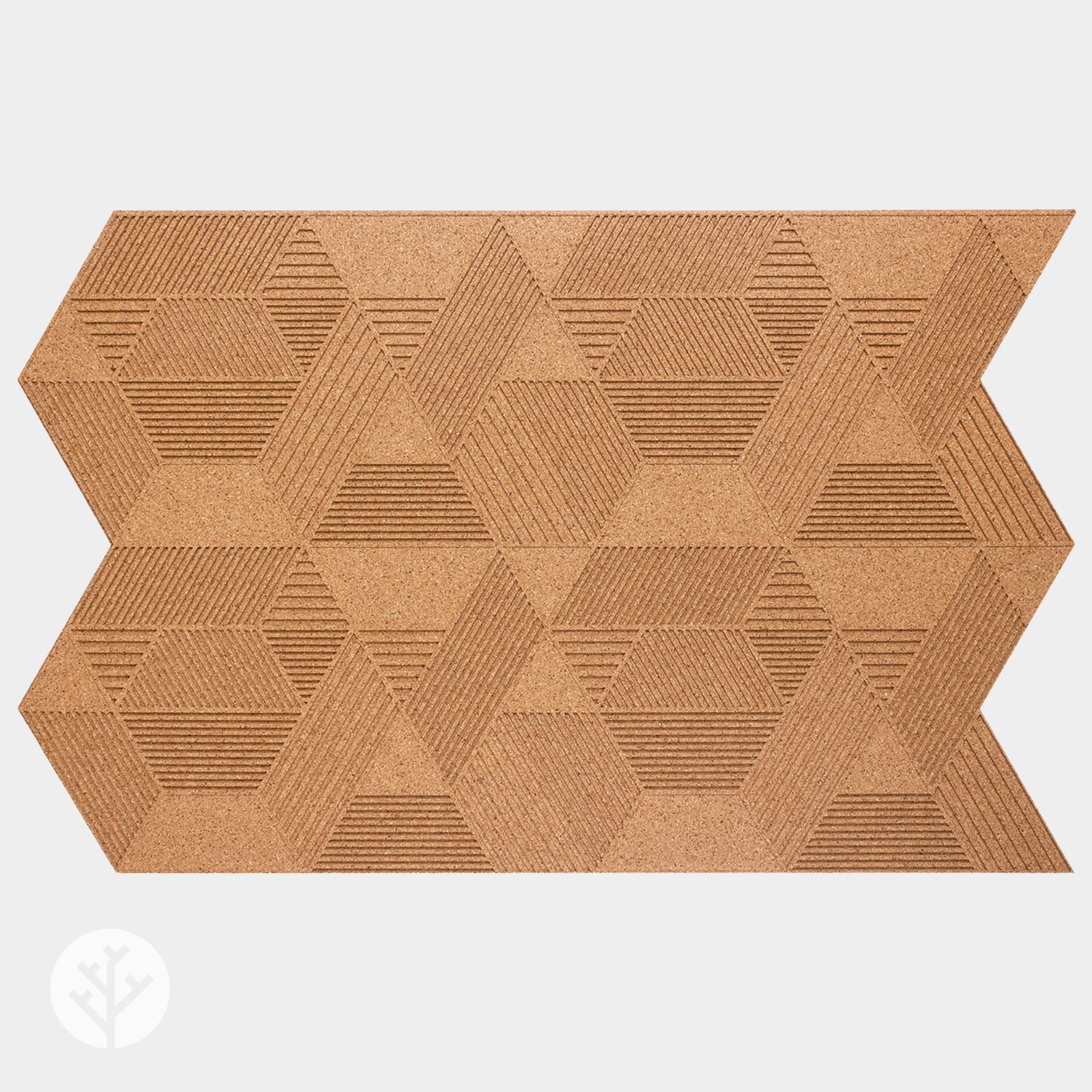 Muratto® Organic Strips Geometric Luxury Cork Wall Tiles