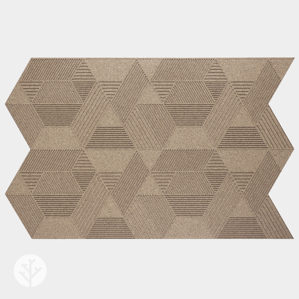 Muratto® Organic Strips Geometric Luxury Cork Wall Tiles