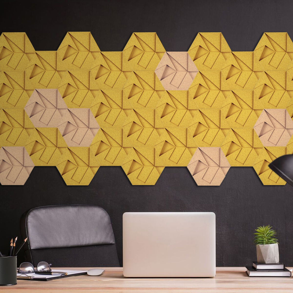 Muratto® Organic Hexagon Luxury Cork Wall Tiles