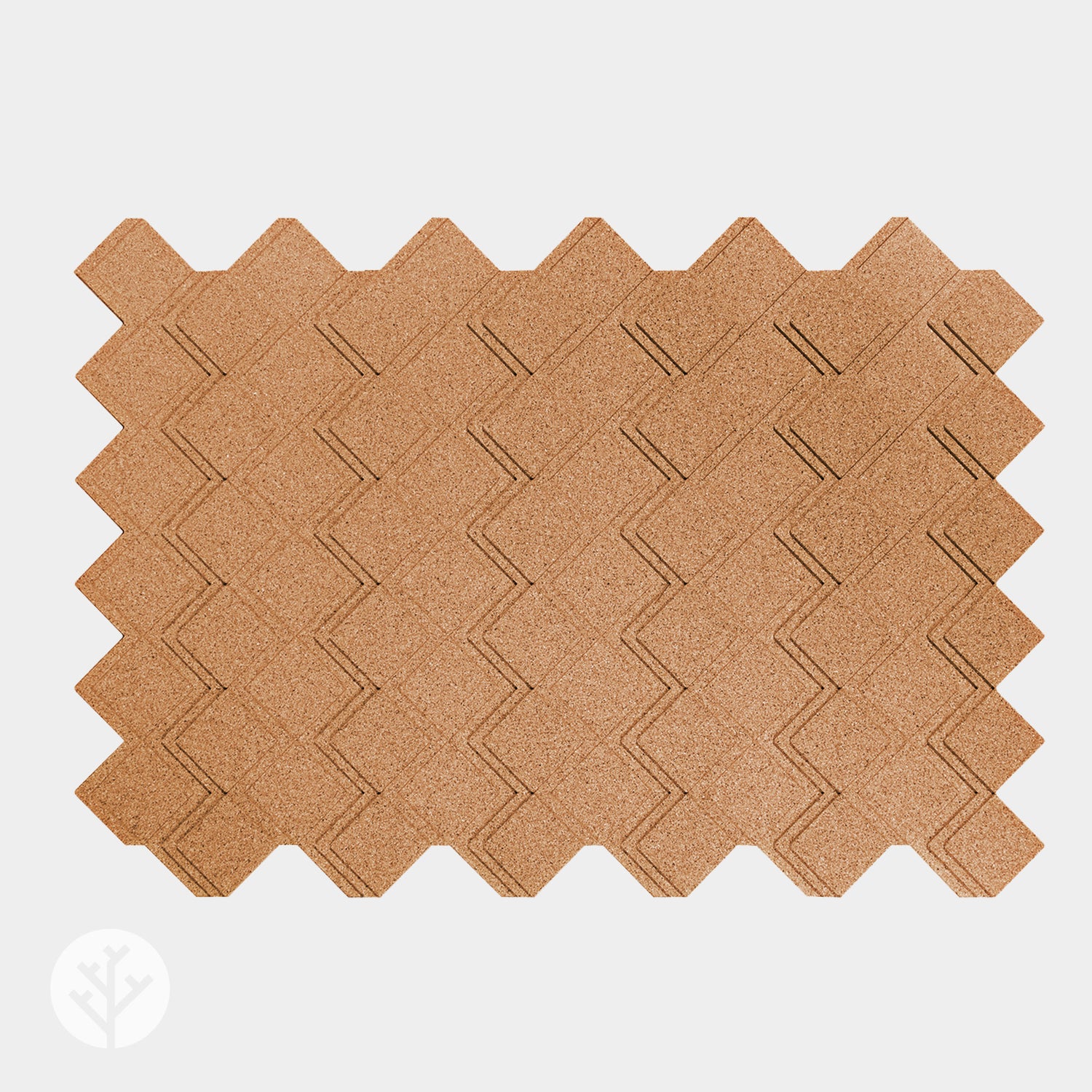 Muratto® Organic Strips Step Luxury Cork Wall Tiles