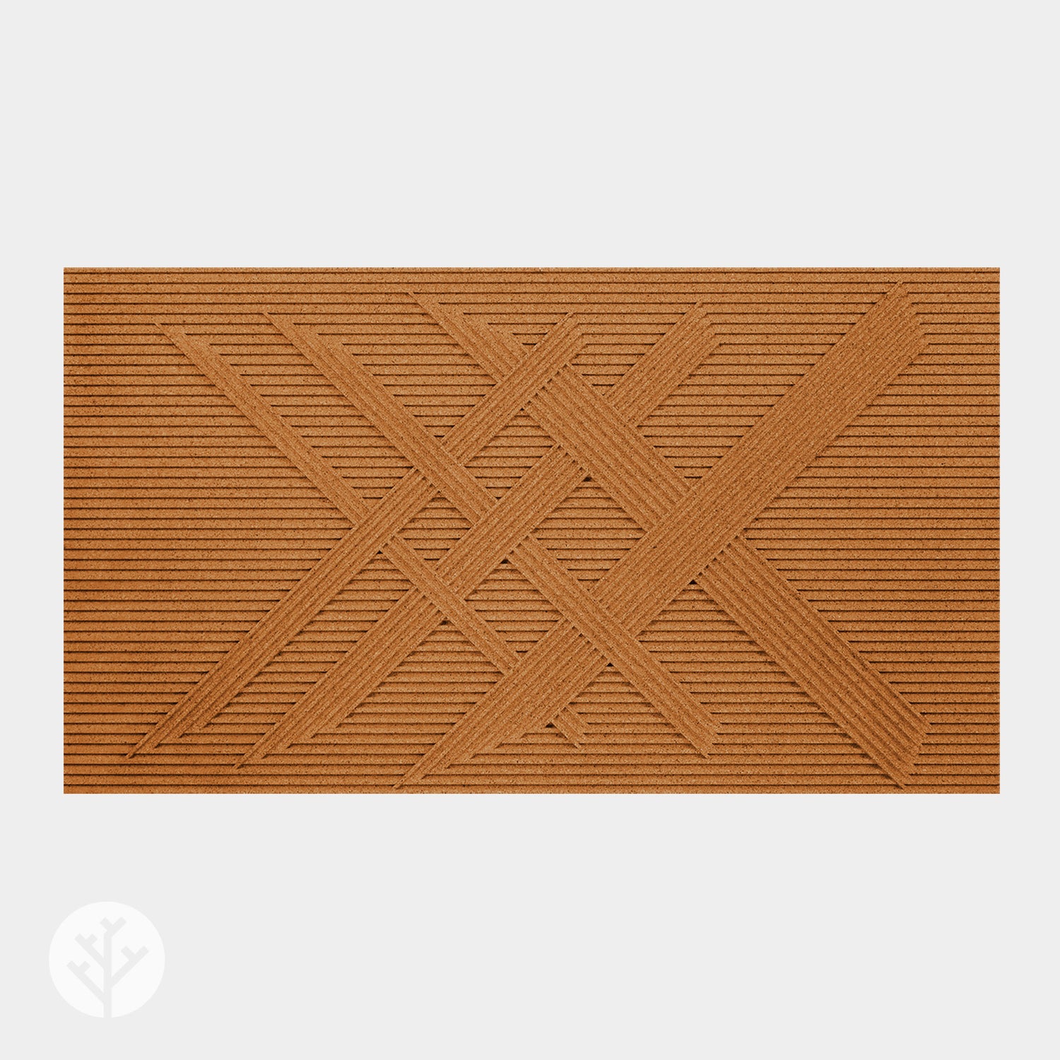 Muratto® Organic Strips Cross Luxury Cork Wall Tiles