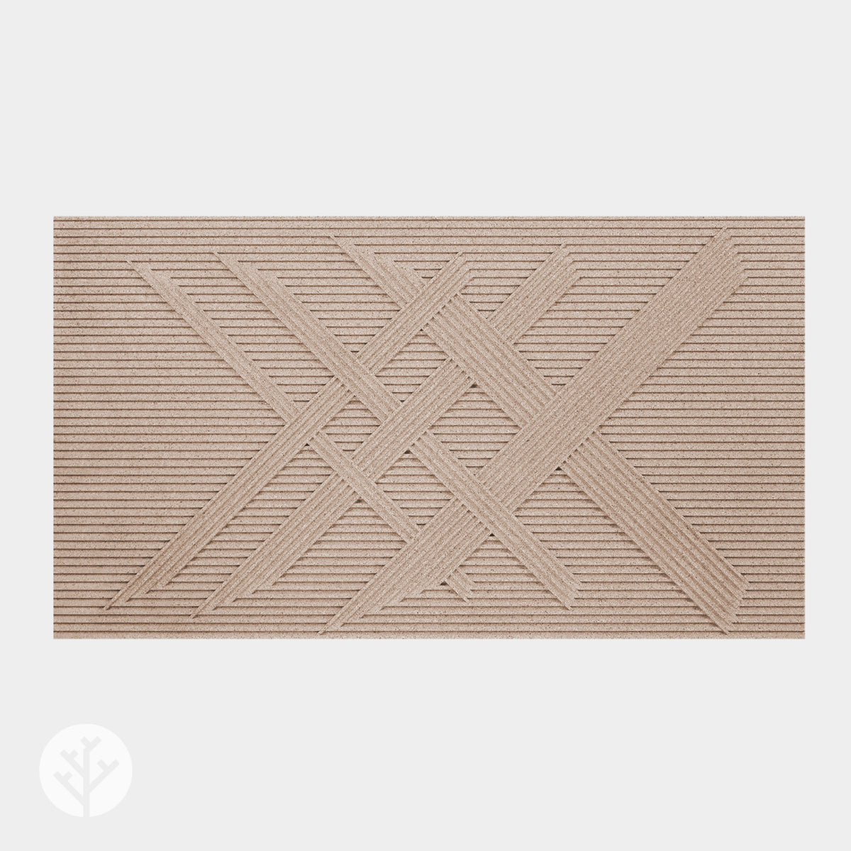 Muratto® Organic Strips Cross Luxury Cork Wall Tiles
