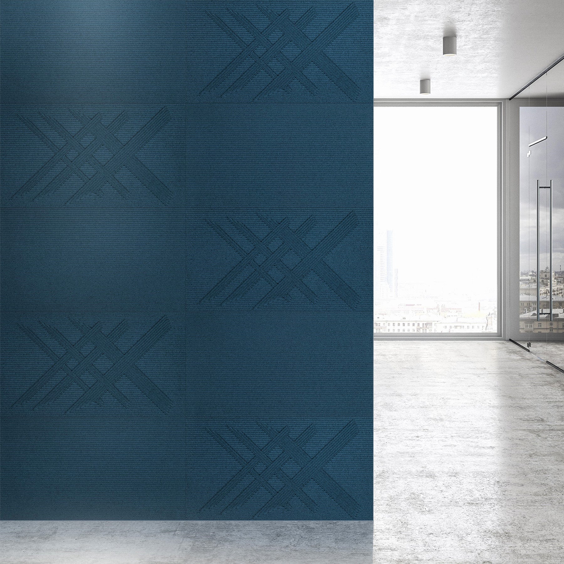 Muratto® Organic Strips Cross Luxury Cork Wall Tiles