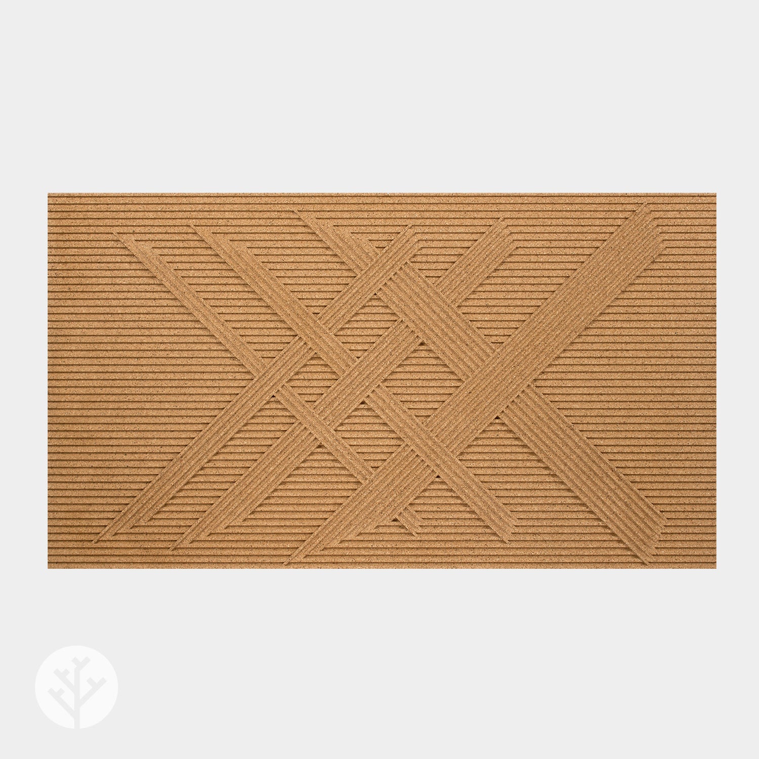 Muratto® Organic Strips Cross Luxury Cork Wall Tiles