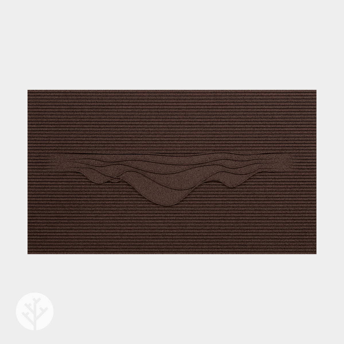 Muratto® Organic Strips Flow Luxury Cork Wall Tiles