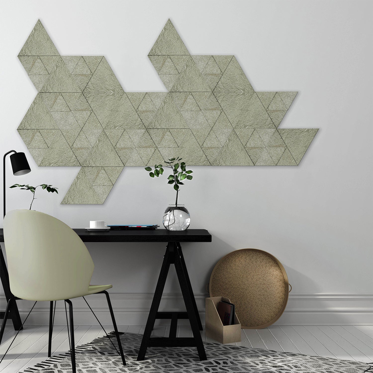 Muratto® Korkstone Triangle 3D Luxury Cork Wall Tiles