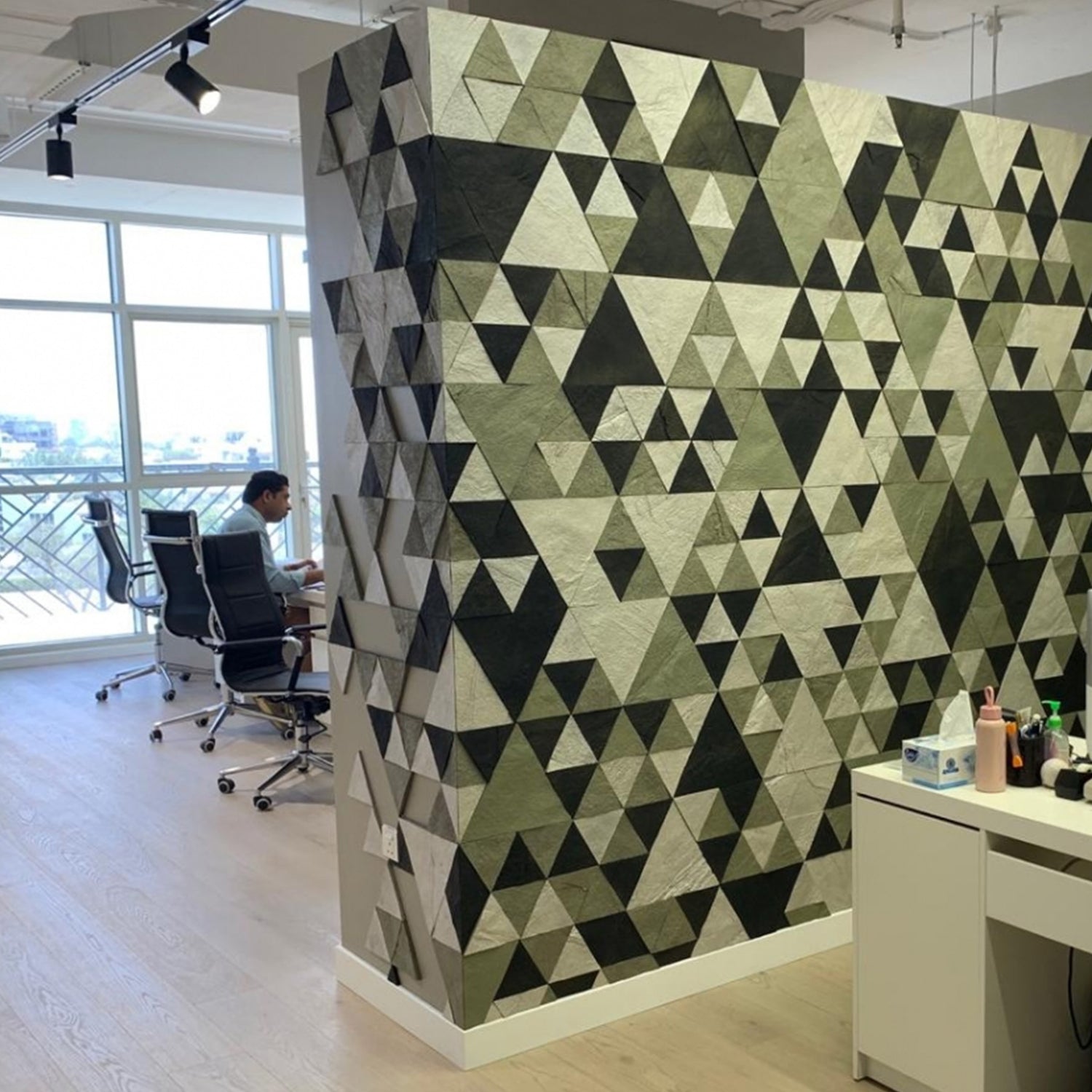 Muratto® Korkstone Triangle 3D Luxury Cork Wall Tiles