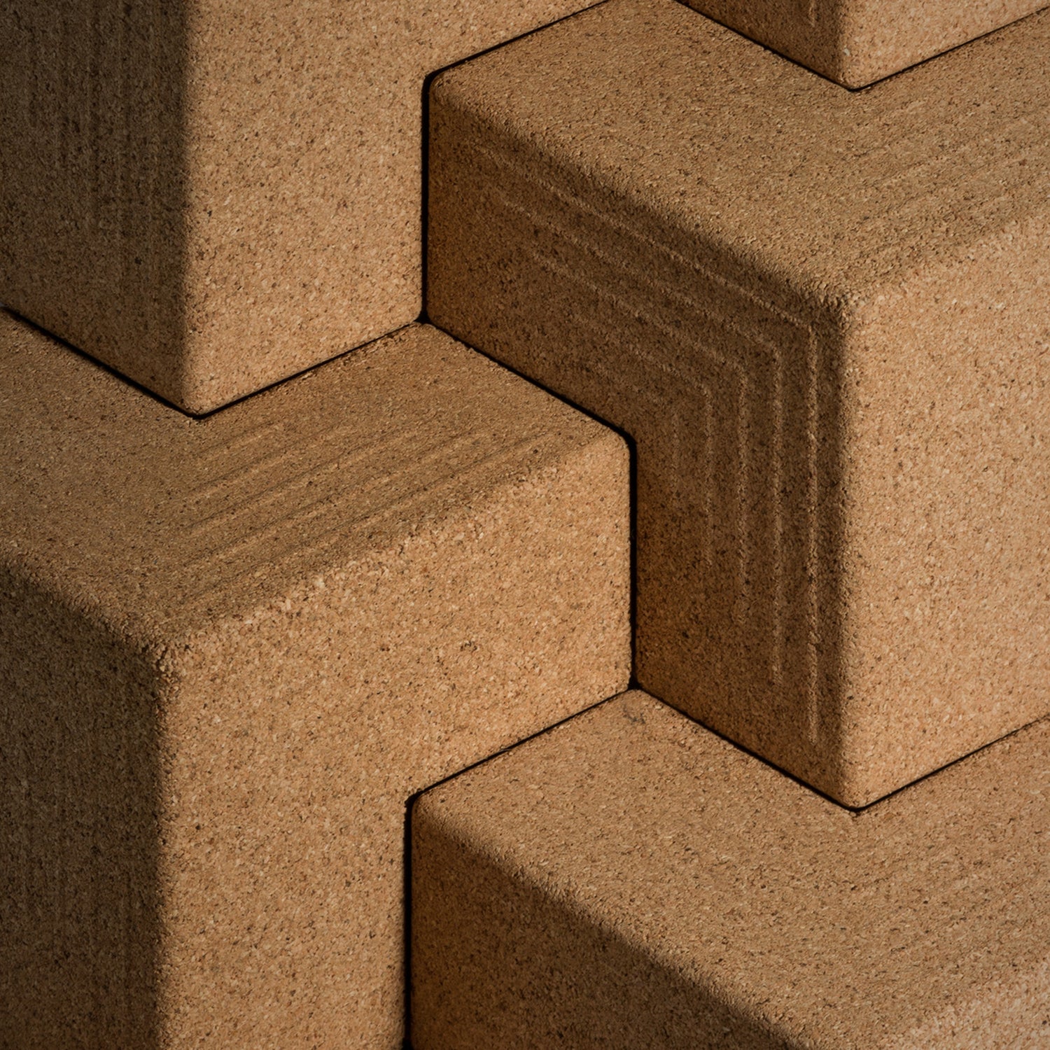 Muratto® Organic Kubus Luxury Cork Wall Tiles