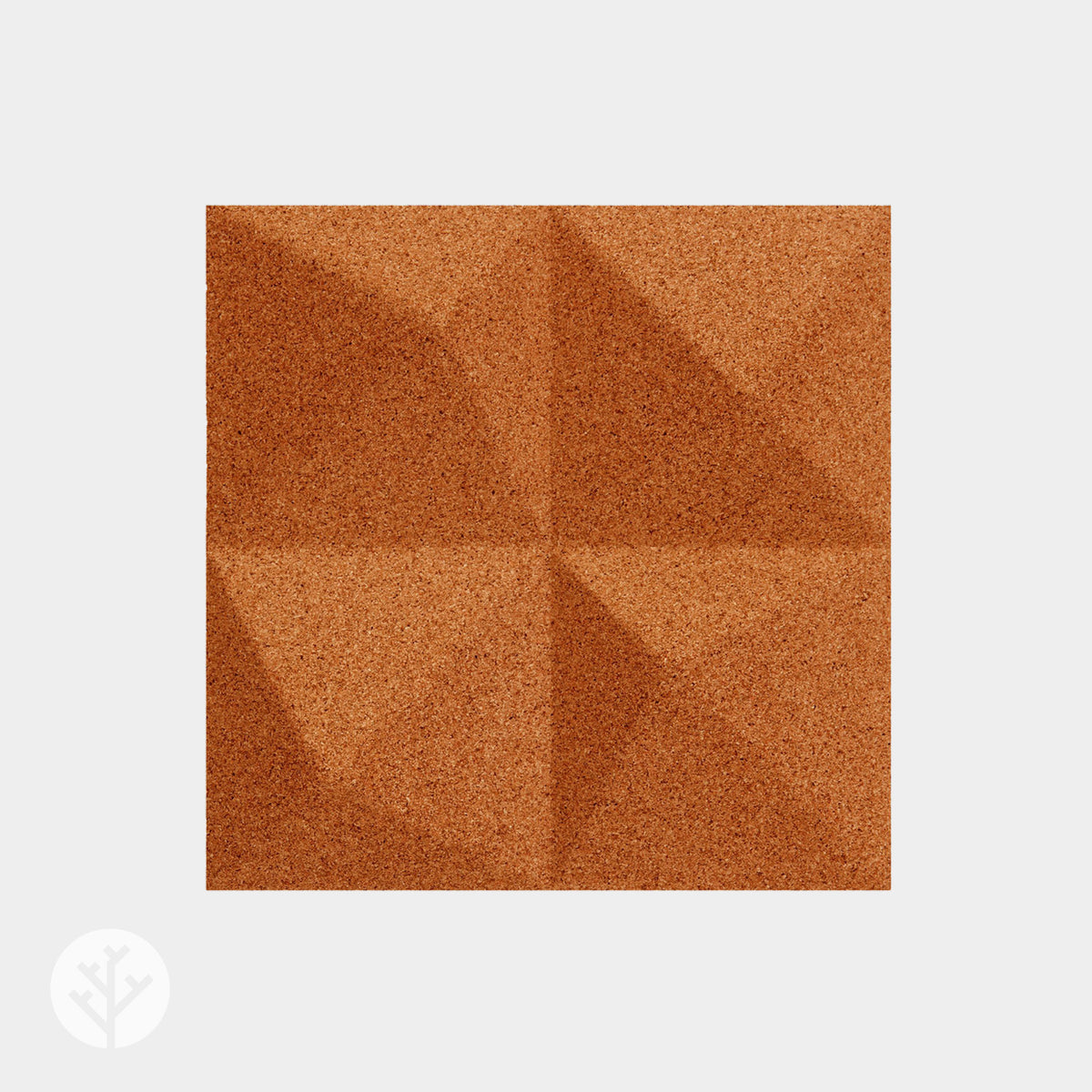 Muratto® Organic Peak Pattern Luxury Cork Wall Tiles