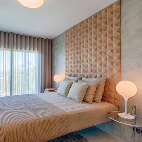 Muratto® Organic Peak Pattern Luxury Cork Wall Tiles