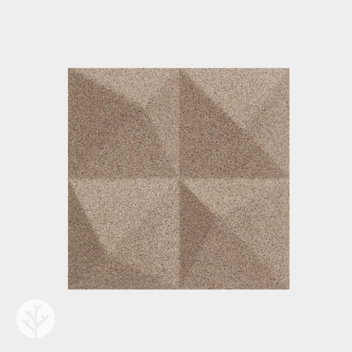 Muratto® Organic Peak Pattern Luxury Cork Wall Tiles