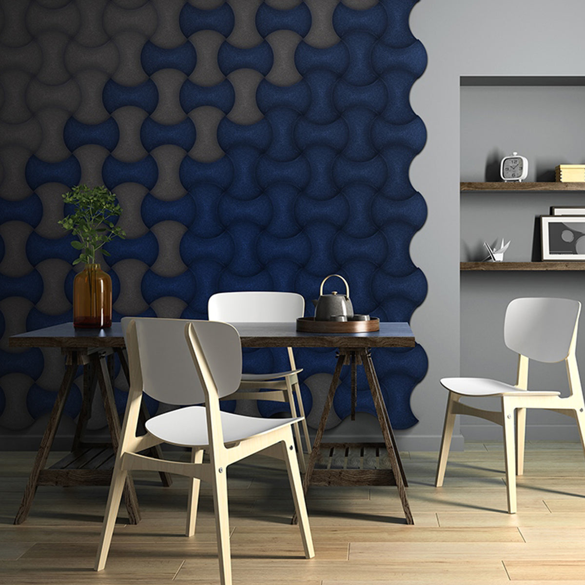 Muratto® Organic Senses Curved Luxury Cork Wall Tiles