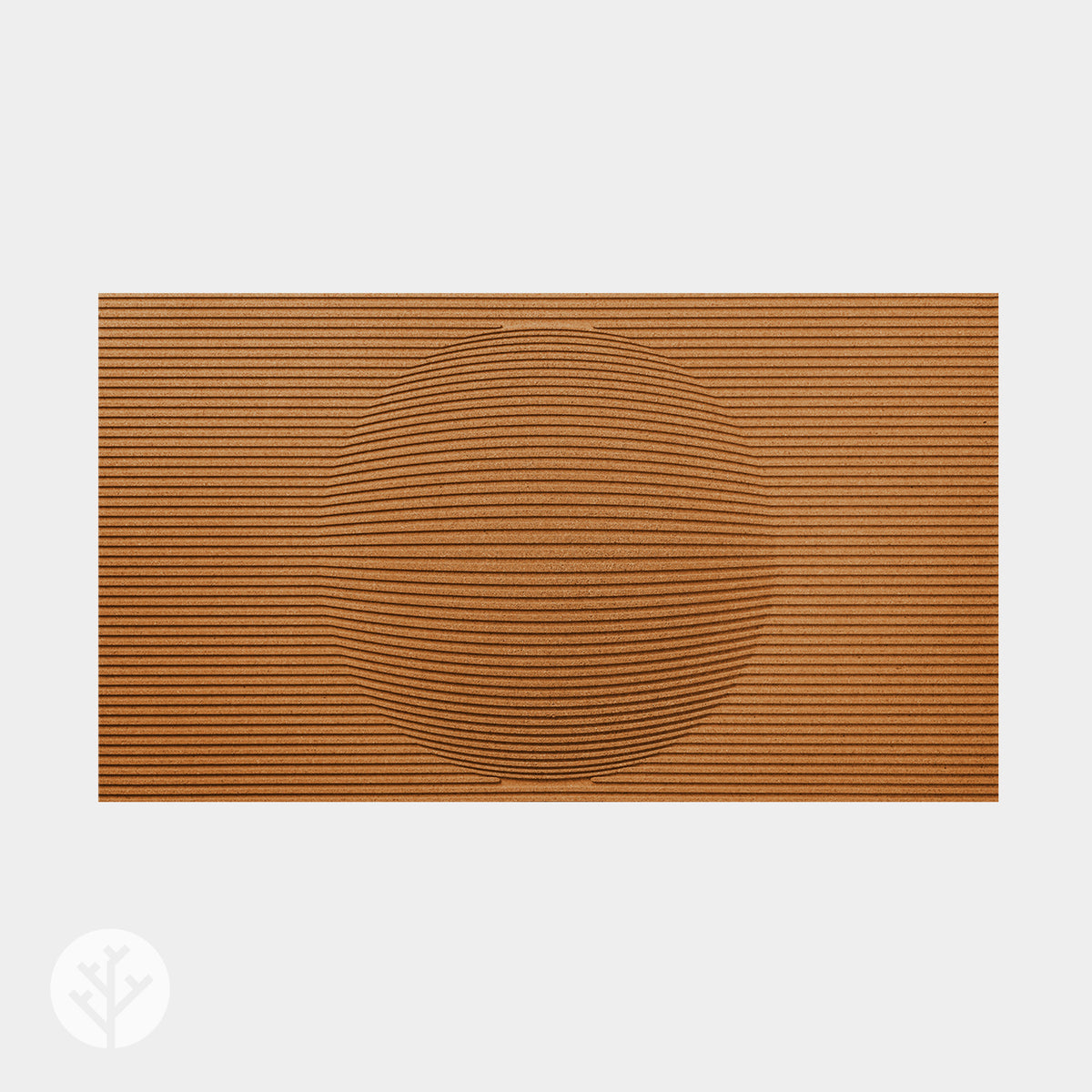 Muratto® Organic Strips Sphere Luxury Cork Wall Tiles