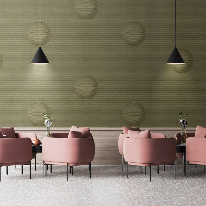 Muratto® Organic Strips Sphere Luxury Cork Wall Panels