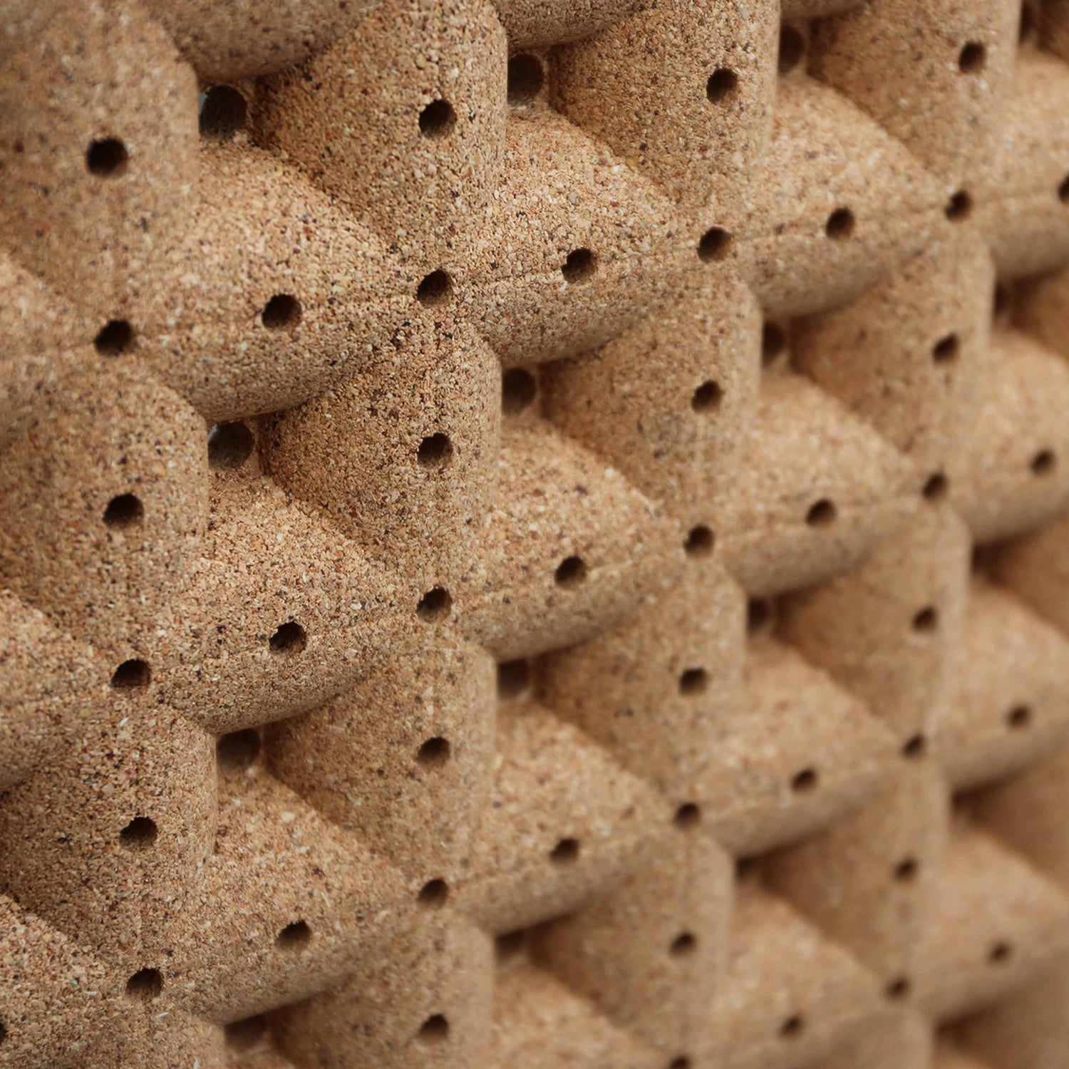Muratto® Organic Undertone Noise Reducing Luxury Cork Acoustic Wall Tiles