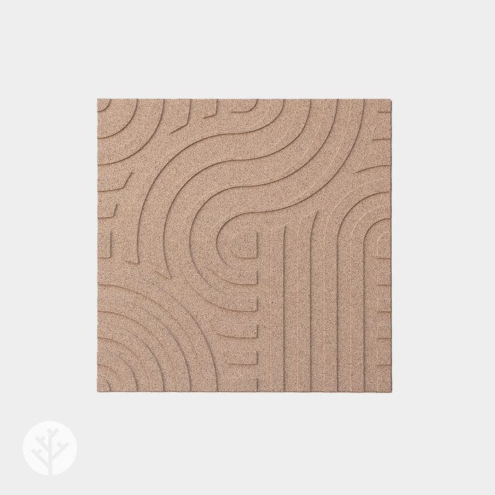 Muratto® Organic Strips Wave Luxury Cork Wall Panels