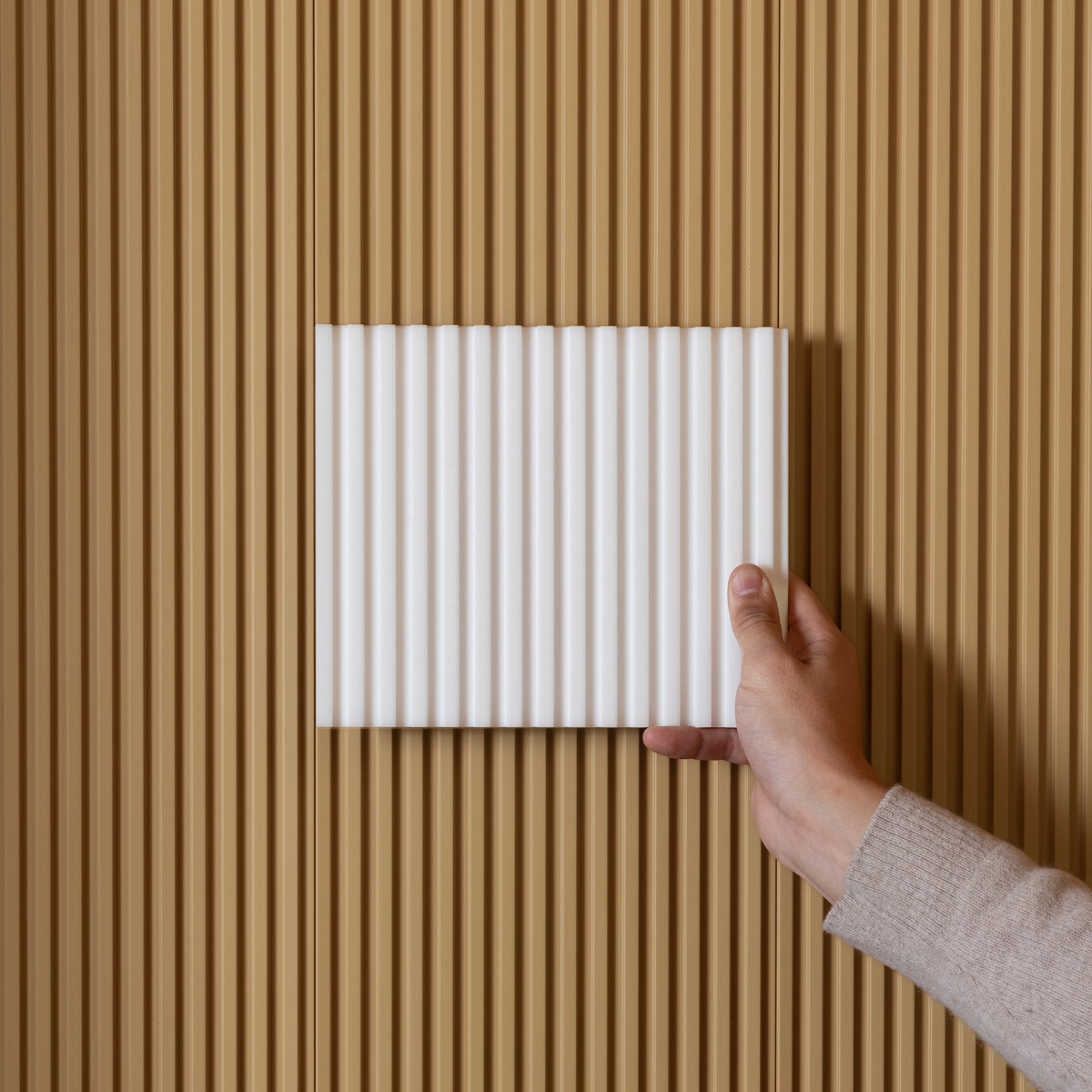 Ripple 3D Paintable Wall Panels | Orac WX204