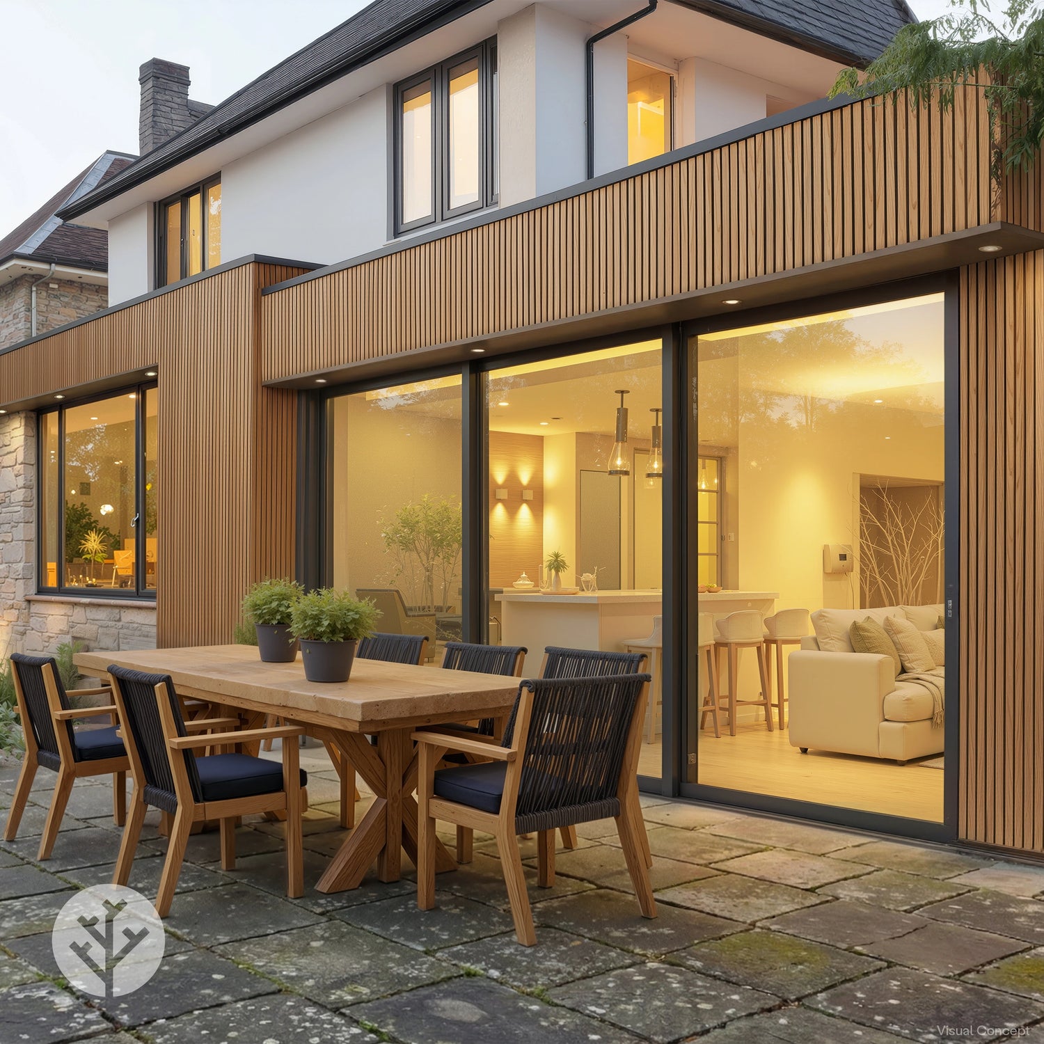 Plaank® Exterior Slat Wall Panels | Birch