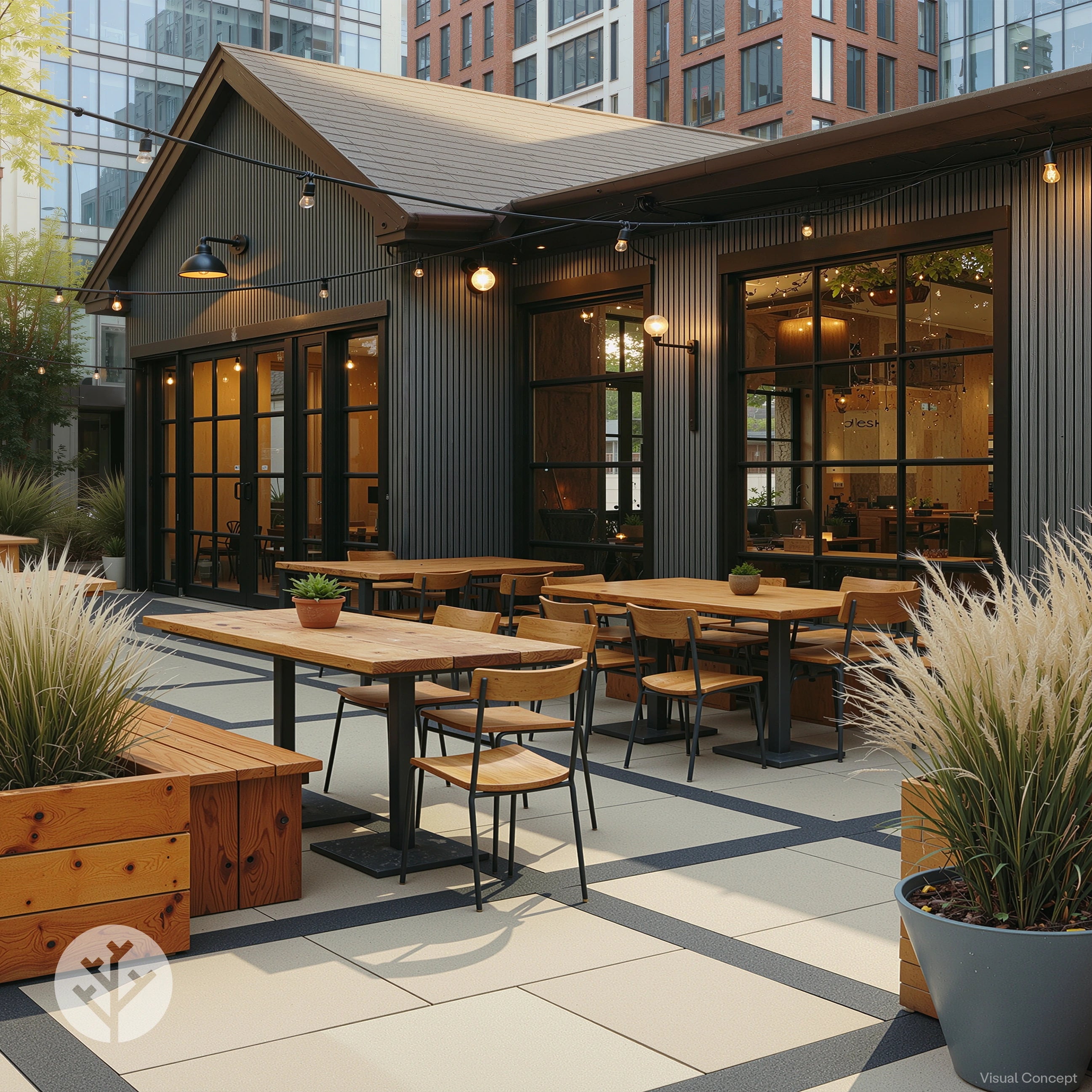Plaank® Exterior Slat Wall Panels | Grey