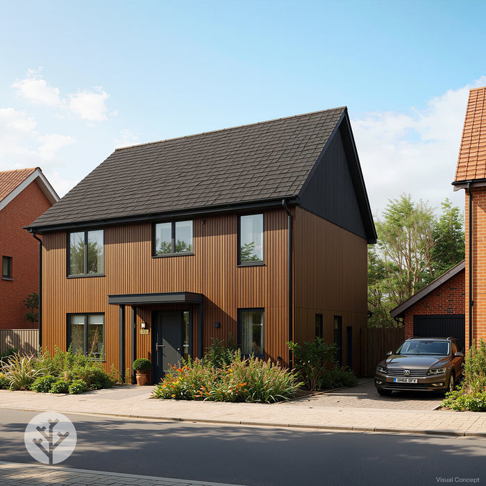 Plaank® Exterior Slat Wall Panels | Oak