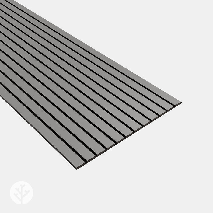 Acupanel® Luxe Colour Slate Grey Acoustic Slat Wall Panels