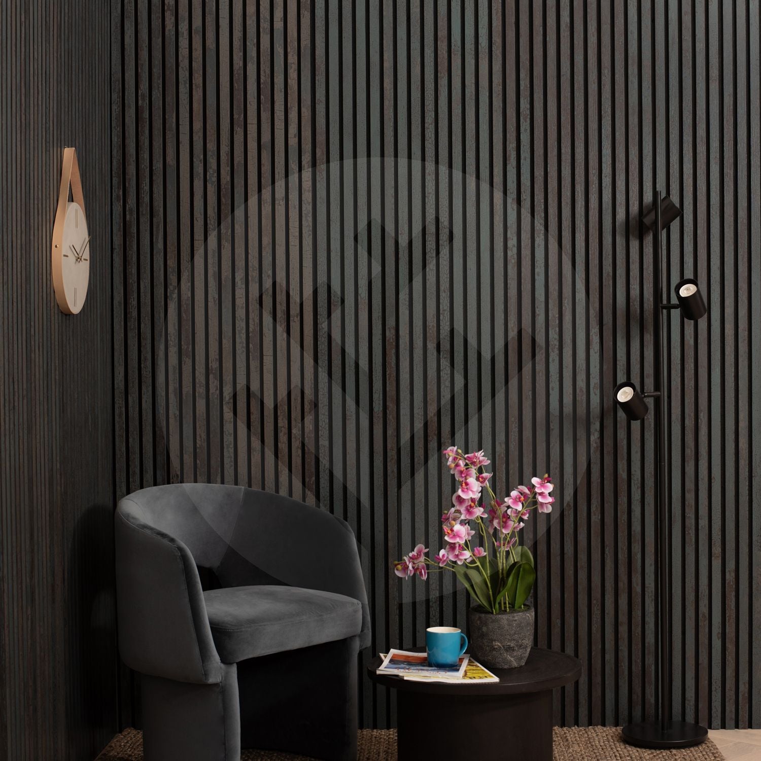 Acupanel® | Oxide Blue | Slat Wall Panels