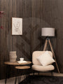 Acupanel® | Oxide Grey | Slat Wall Panel