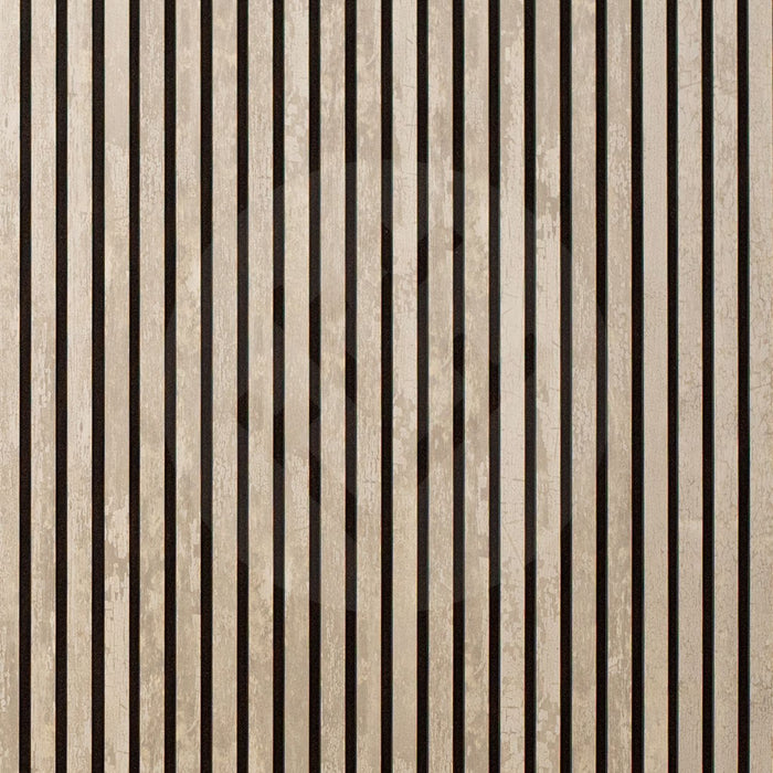 Acupanel® | Oxide White | Slat Wall Panel