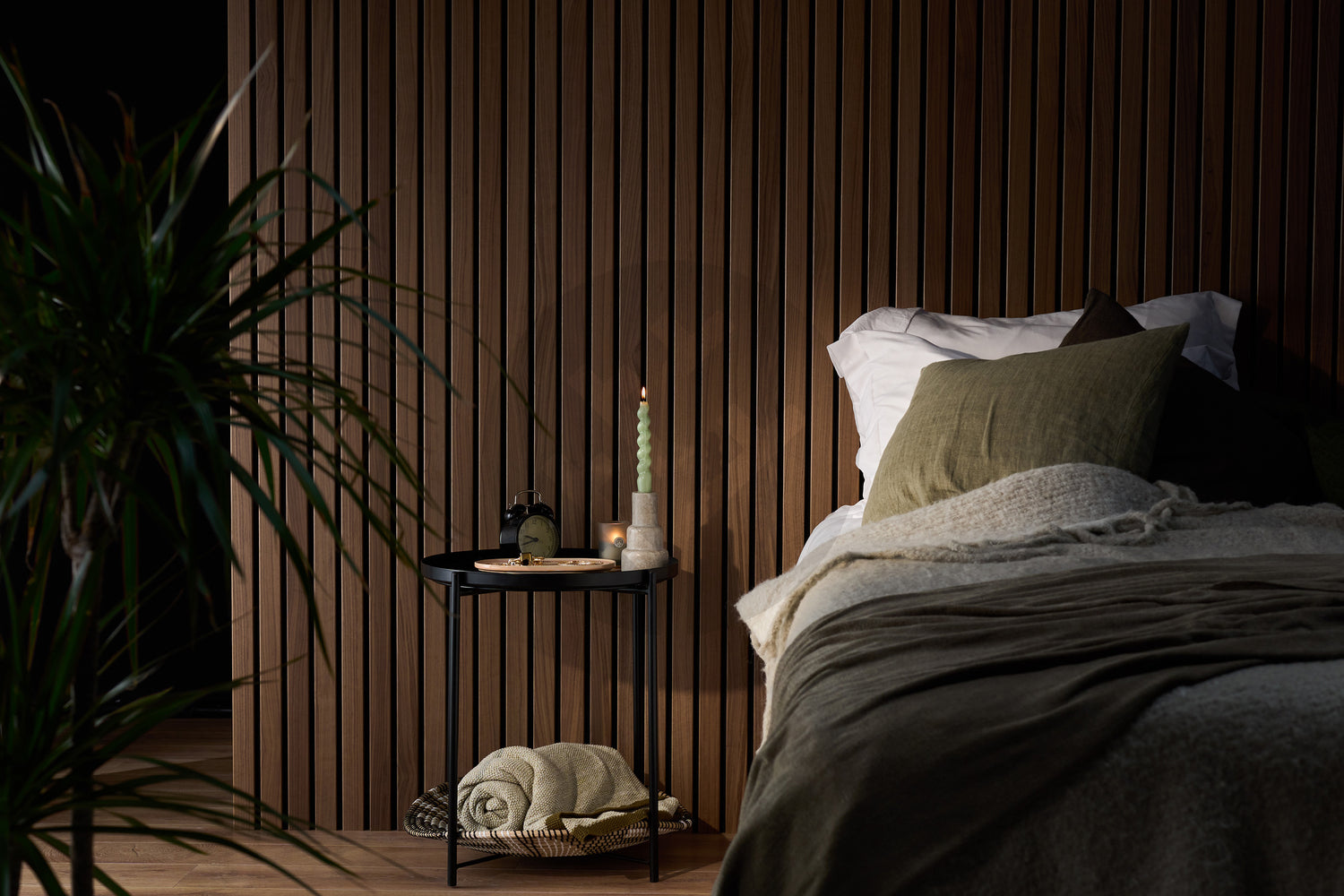 Acupanel® Luxe Natural Walnut Acoustic Wood Wall Panels