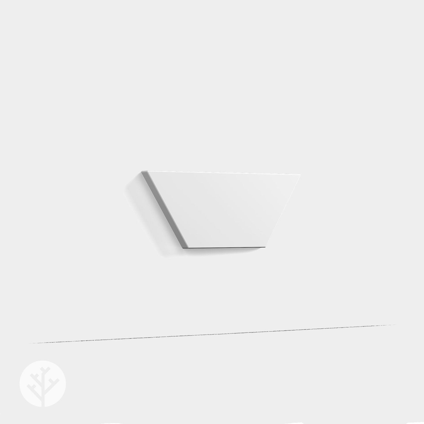 Trapezium 3D Paintable Wall Panels | Orac W101