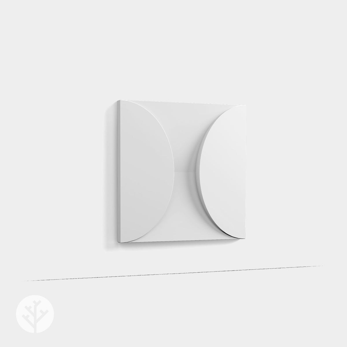 Circle 3D Paintable Wall Panels | Orac W107