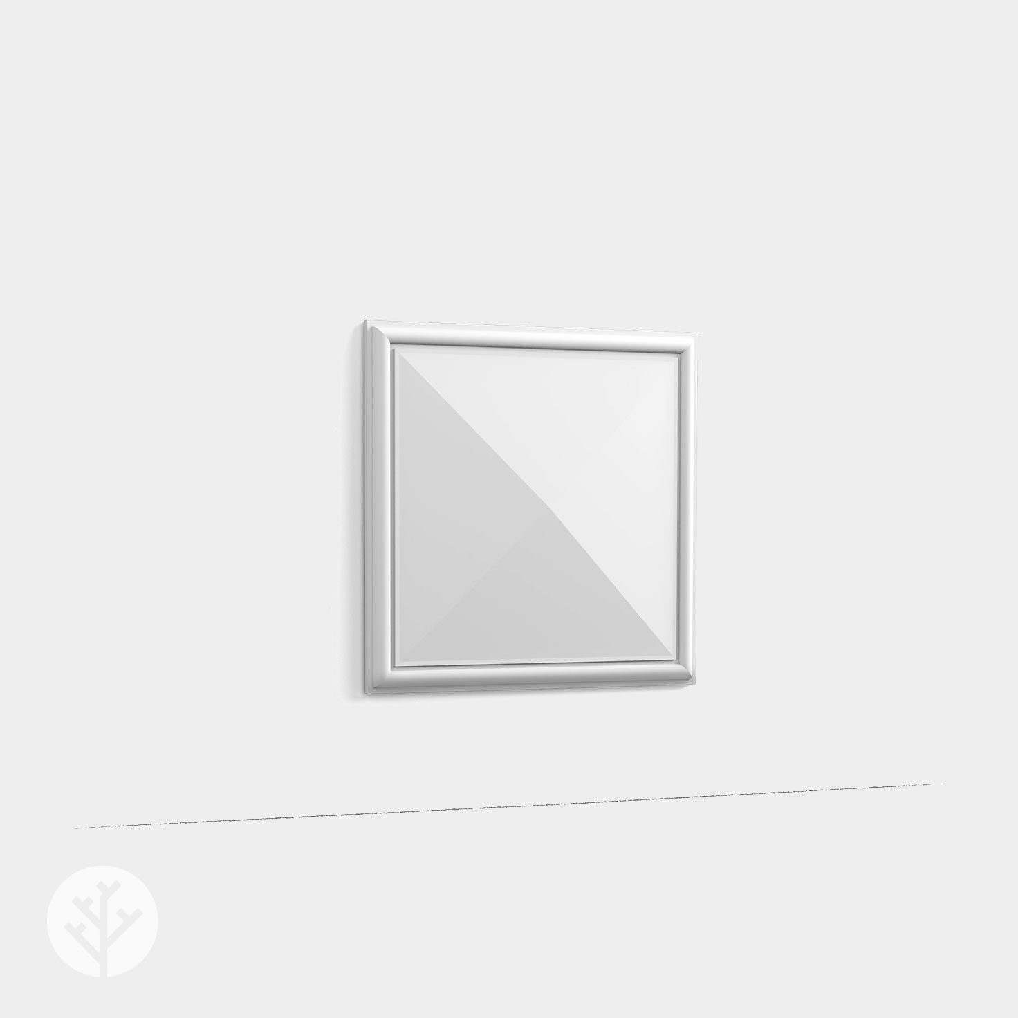 Autoire Pyramid 3D Paintable Shaker-Style Wall Panels | Orac W123