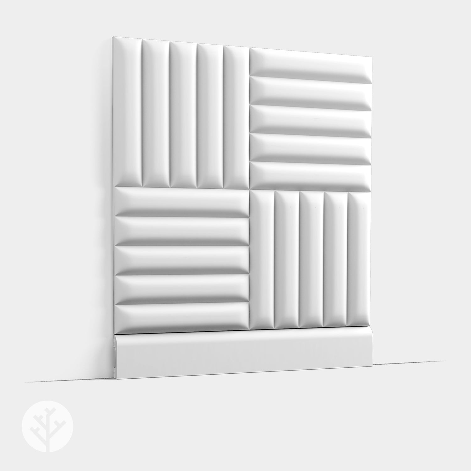 Quilt 3D Paintable Wall Panels | Orac W218