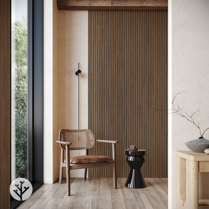 Ultraflex Walnut Flexible Lightweight Acoustic Wood Wall Panels | Original Acupanel®