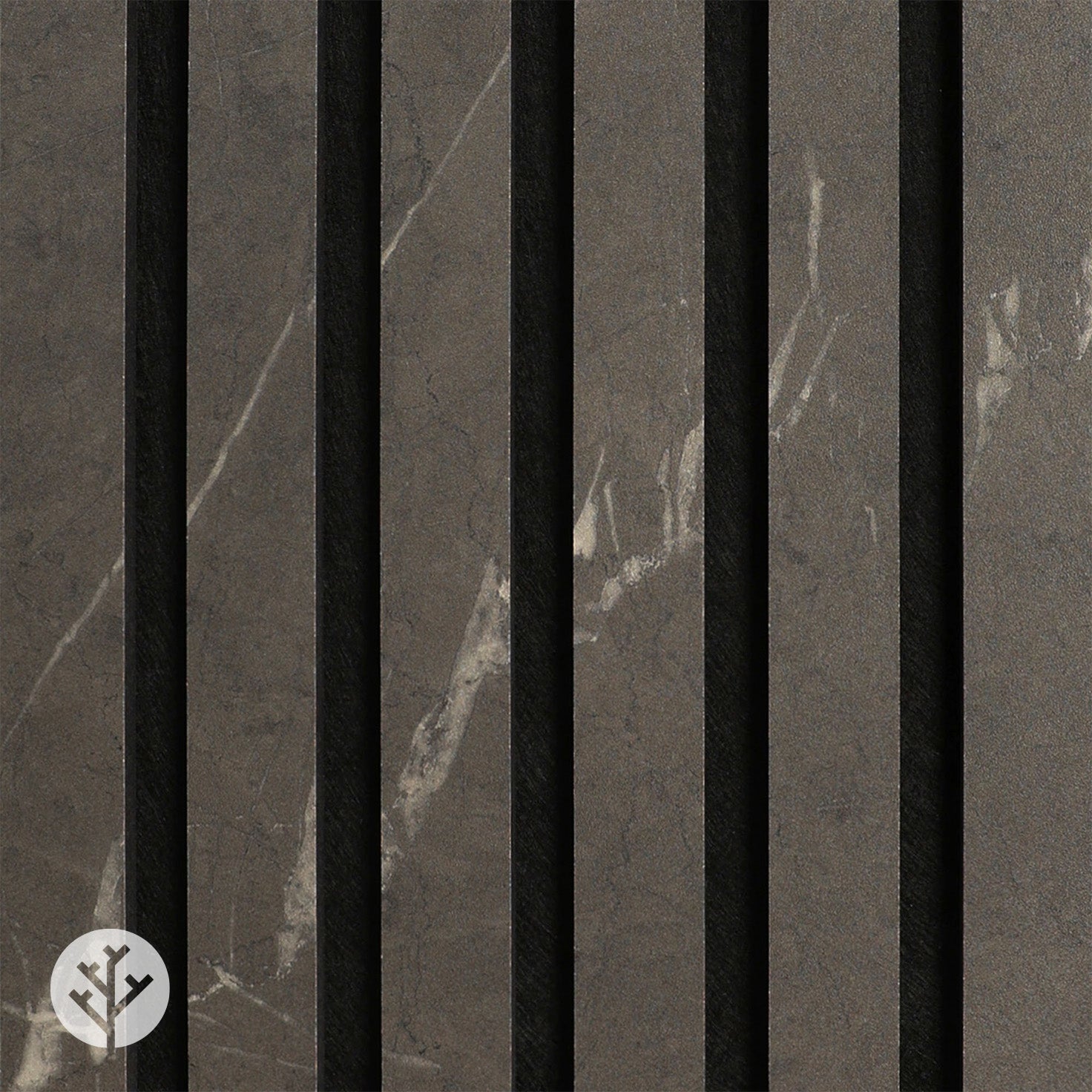 Acupanel® Marble Brown Acoustic Slat Wall Panels