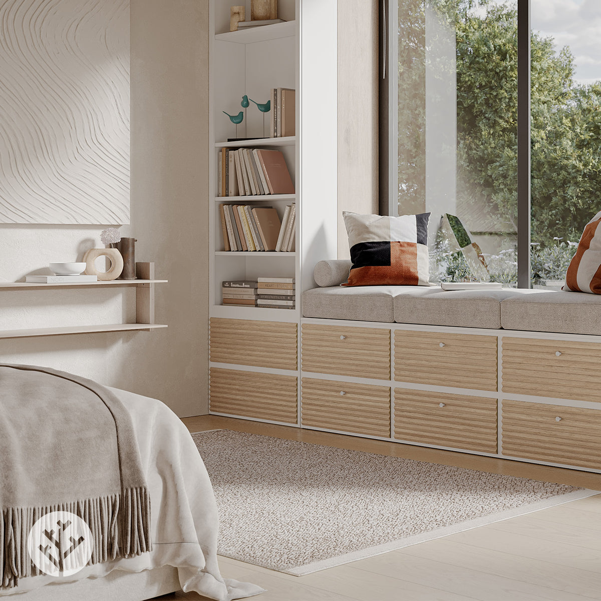 Woollen Taupe Luxury Rug | WVH®