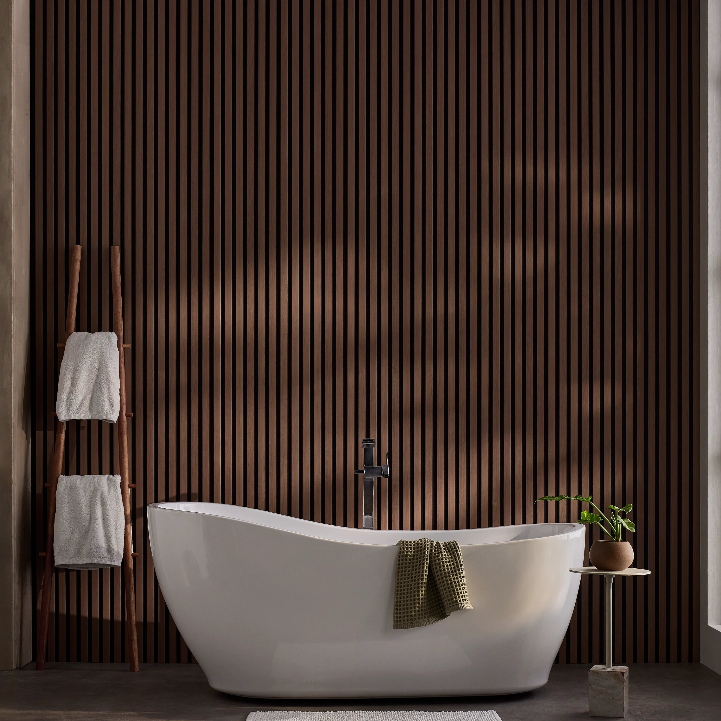 Acupanel® Hydro Walnut Waterproof Wall Panels