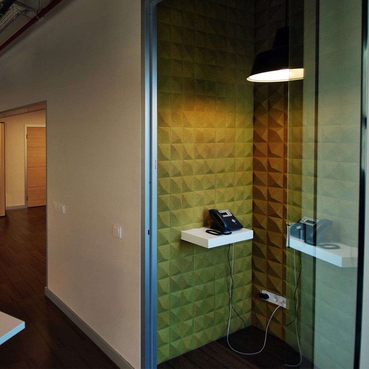 Muratto® Organic Peak Pattern Luxury Cork Wall Tiles